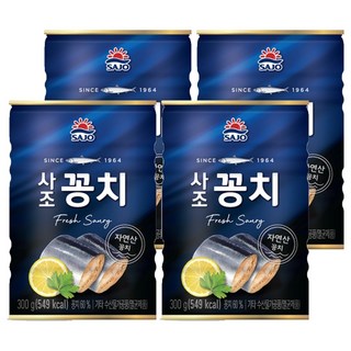 SAJO 秋刀魚罐頭, 4罐, 300g