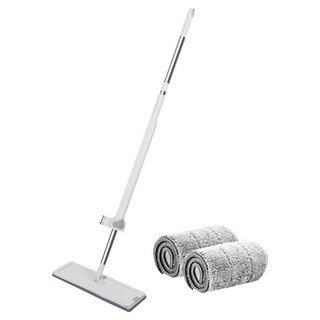 Serentic 免手洗清潔拖把 大型面板 + 拖布2入組 混合色, 1套