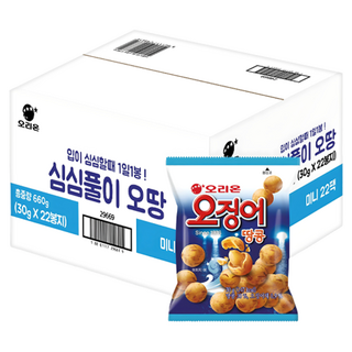 오징어 땅콩, 30g, 22개