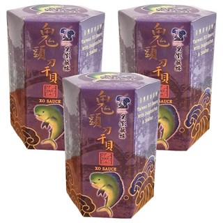新港區漁會 鬼頭刀干貝XO醬, 220g, 3盒