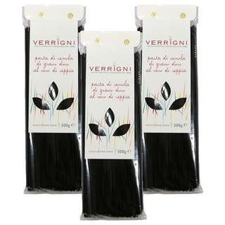 VERRIGNI 義大利墨魚麵, 500g, 3包