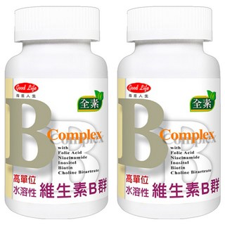 good Life 得意人生 維生素B群, 60顆, 2罐