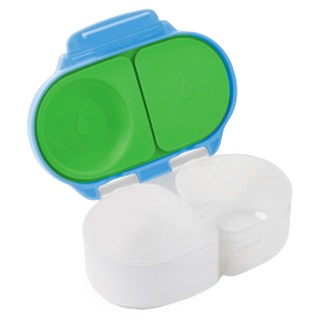 BBox 點心盒, 海洋藍, 雙層分隔設計，輕巧易攜帶，寶寶外出必備, 1個