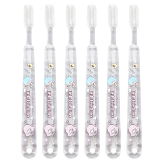 收納王妃 雙子星兒童牙刷 LTS-1625-1, 紫色, 3支, 2組