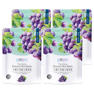 Nature Time 自然時記 超大有籽葡萄乾, 200g, 4包