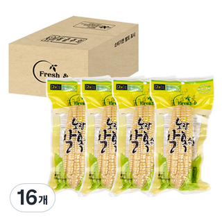 Fresh & 黃色糯玉米, 16個, 220g