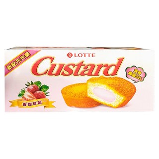 LOTTE 樂天 Custard 蛋黃派 6入, 138g, 1盒