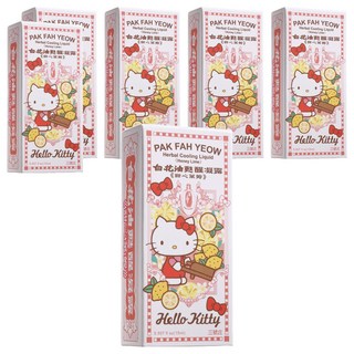 白花油 甦醒凝露 甜心萊姆 Hello Kitty 限定版, 15ml, 6瓶