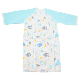 PUKU 藍色企鵝 紗布反袖印花肚衣, 60cm, 水眠羊