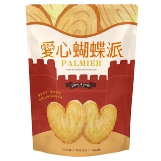 School of Cookie 台灣優格餅乾學院 愛心蝴蝶派, 230g, 1包