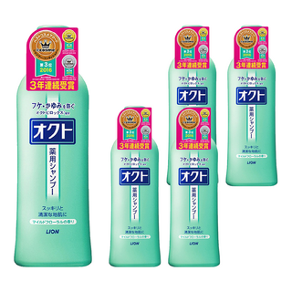 LION 獅王 OCTO 清屑舒癢洗髮精, 320ml, 5件