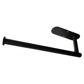 iRoom 優倍適 免釘304不鏽鋼橫豎兩用紙巾架 加長款, 黑色, 1個