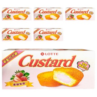 LOTTE 樂天 Custard 蛋黃派 6入, 138g, 6盒