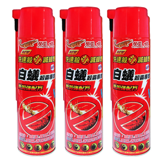 鱷魚 白蟻快速殺蹣滅蟑劑, 600ml, 3瓶