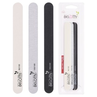 벨로티 고급 손톱샌딩 네일파일 세트, 혼합색상, 1세트