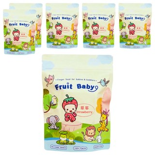 水果寶寶 草莓凍乾 100%天然 無麩質 無添加糖, 13g, 6包