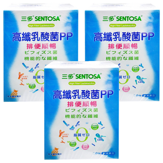 SENTOSA 三多高纖乳酸菌PP粉末食品，每盒20包，排便順暢, 40g, 3盒