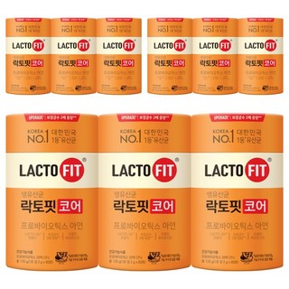 Chong Kun Dang 鍾根堂 LACTO-FIT Core益生菌隨身包 60條入, 120g, 9罐