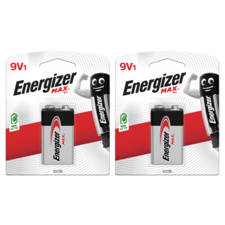 Energizer 勁量 Max 9V 電池, 1入, 2個
