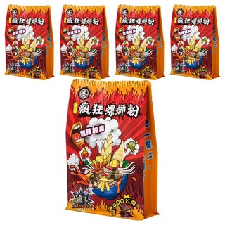 一碗好麵 柳州瘋狂螺螄粉 加辣加臭 400g/袋, 5包