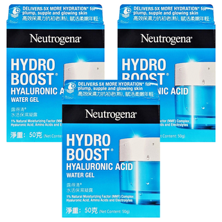 Neutrogena 台灣公司貨 水活保濕凝露, 50g, 3罐