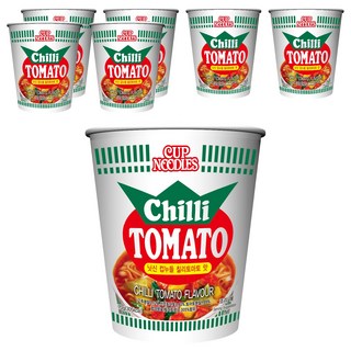 CUP NOODLE 碗裝辣味番茄湯麵 70g, 7入