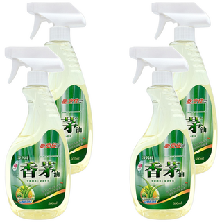 必安住 淳菁粹 香茅油, 500ml, 4瓶