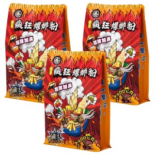 一碗好麵 柳州瘋狂螺螄粉 加辣加臭 400g/袋, 3包