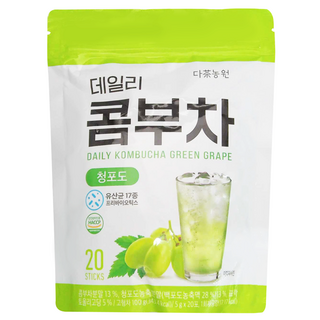 Danongwon 乳酸菌康普茶 青葡萄, 5g, 20條, 1袋