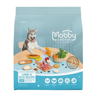 Mobby 莫比 L25 成犬食譜 羊肉+米 小顆粒 7.8±1mm, 1.5kg, 1袋