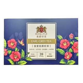 DONG JYUE 東爵好茶 皇室伯爵紅茶 口感醇厚 香氣濃郁 獨立茶包設計, 2g, 20包, 1盒