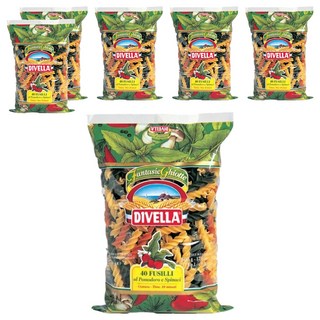 DIVELLA 德威樂 三色螺絲麵, 6個