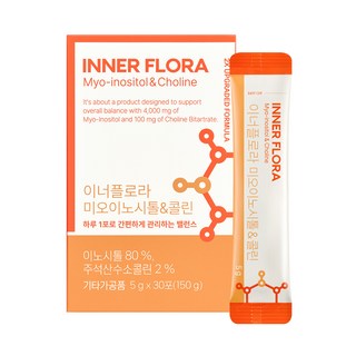 Yuhancare Innerflora 肌醇與膽鹼 4000 30入, 1個, 150g