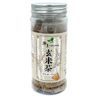 池上鄉農會 玄米茶立體茶包 10g x 18包 - 台灣在地玄米 健康養生, 1瓶