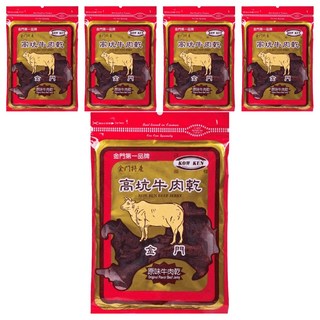 高坑 原味牛肉乾, 160g, 5包