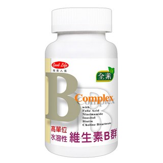 good Life 得意人生 維生素B群, 60顆, 1罐