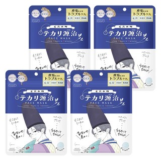 KOSE 高絲 CLEAR TURN 光映透 源治控油平衡面膜 8分鐘快速保養, 7入, 4包