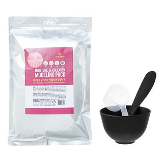 VITAHALO 膠原蛋白保濕軟膜粉 1kg 附軟膜工具 臉部護理, 1組, 1入