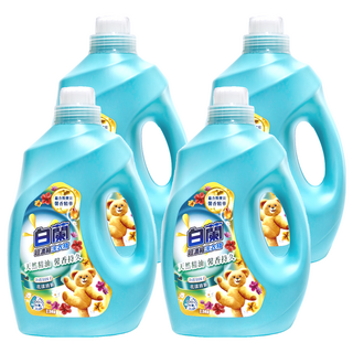 白蘭 超濃縮洗衣精 花樣清新, 2.5kg, 4瓶