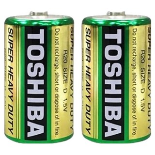 TOSHIBA 東芝 台灣公司貨 環保1號電池, 2顆, 1組