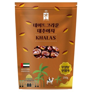 데이트크라운 칼라스 대추야자, 1개, 250g