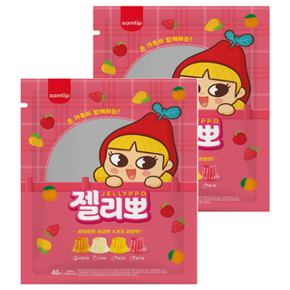 samlip Jellyppo綜合水果果凍, 2.4kg, 2袋