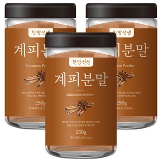 hanbangmaster 特級肉桂粉, 3個, 250g