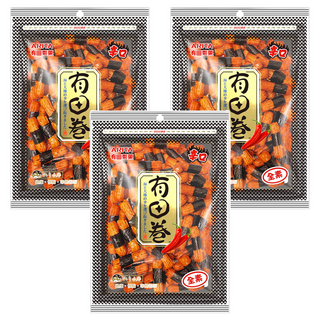ARITA 有田製菓 海苔小卷 辣味, 80g, 3個