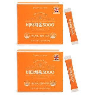 씨엠지제약 비타채움3000 60p, 210g, 2개