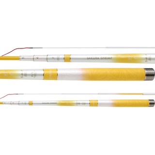 TOYO 紗倉 5-6-7 2:8調 釣蝦竿, 粉黃色