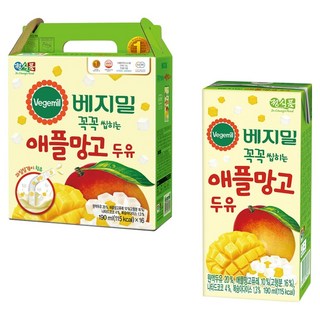 Vegemil 芒果果粒豆奶, 190ml, 16個