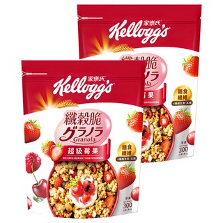 Kellogg's 家樂氏 纖穀脆 超級莓果, 300g, 2個