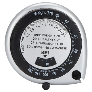 AHOYE BMI健康捲尺/量尺/腰圍尺/布尺, 1個, 150cm