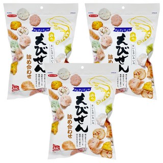 岡田屋綜合蝦餅, 155g, 3包